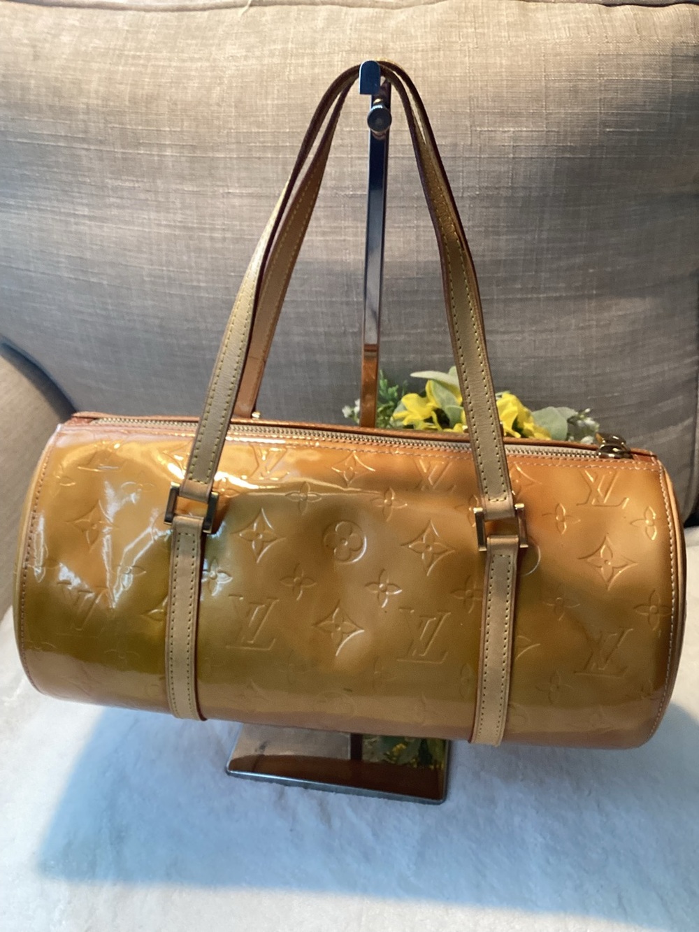 Louis Vuitton Vernis Bedford Mini Papillon Shoulder Bag